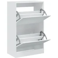VidaXL Schuhschrank Weiß 60x34x96,5 cm Holzwerkstoff