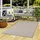 Pergamon In & Outdoor Flachgewebe Natur, Valencia Fliesenoptik Grau Textil, 160x230 cm,