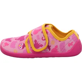 Affenzahn Hausschuh Baumwolle Movy pink kombi - rosa, 26 EU