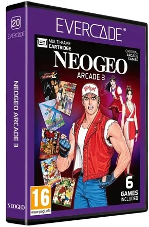 NEOGEO Arcade 3 - Evercade - Retro - PEGI 16
