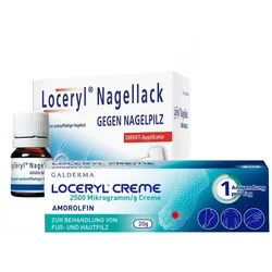 Loceryl gegen Nagelpilz + Loceryl Creme