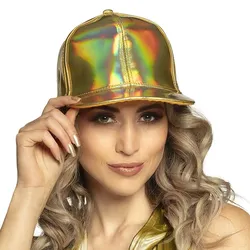 Holografische Baseball Cap gold - OS