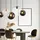 s.luce Orb 1-flg. Ø 50 cm rund schwarz/rauch