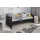TICAA Sofabett Naomi 90 x 200 cm Kiefer massiv grau