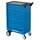 Gedore Werkzeugwagen Stahl 605 x 375 x 930 mm blau/schwarz 6 Schubladen