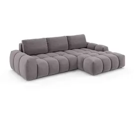OTTO home Eckcouch Polyester 2-Sitzer Dunkelgrau