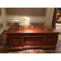 JVmoebel Schreibtisch, Luxus Schreibtisch Tisch Büro Office Antik Stil Barock Rokoko braun