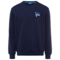 Hertha BSC Berlin Kinder Pullover - Logo - Navy Sweatshirt Kids Sweater Langarm - Diverse Größen Größe 146/152