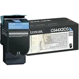 Lexmark Toner C544X2CG cyan hohe Kapazität