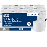 Tork OptiServe® Hülsenloses Toilettenpapier Weiß T7
