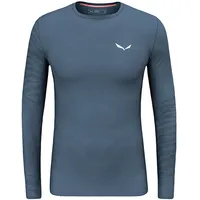 Salewa Cristallo Warm Alpine Merino Responsive Langarm-baselayer - Dark Denim - XL