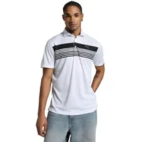 Puma West Polo Polos, White Glow-PUMA Black,