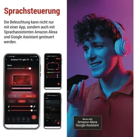EMOS Smarte TV Hintergrundbeleuchtung 189 cm 24 W RGBIC 660 lm