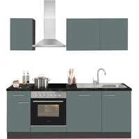 OPTIFIT Küchenzeile Malika 210 cm grün