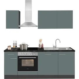 OPTIFIT Küchenzeile Malika 210 cm grün