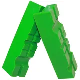 Weiche Schraubstock-Schutzbacken | GRIP&BENDER 100mm-125mm 60°/90° | Magnetisch Schonbacken aus TPU-Kunststoff | Diese Spannbacken Schützen Ihr Werkstück | (117MM)