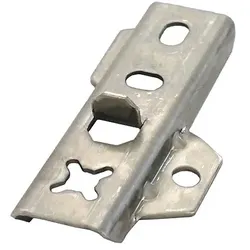 KAHRS Dila 2/17 Terrassendielenverbinder mit 400 Clips & passenden Schrauben, aus rostfreiem V2A-Edelstahl, Aufbau 6mm