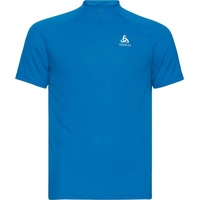 Odlo Essential Trail T-shirt Crew Neck S/S 1/2 Zip blau