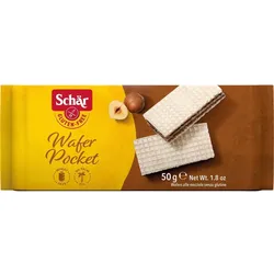 Schär Wafer Pocket Haselnusscreme glutenfrei 50 g