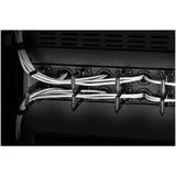 Renkforce RF-3525040 19 Zoll Netzwerkschrank-Kabelführung 2 HE 360° drehbare Kabelführungsbügel Schwarz