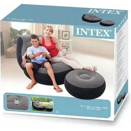 Intex Aufblasbarer Sessel mit Puff Ultra Lounge Relax 68564n -