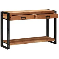 VidaXL Konsolentisch 120x33x75 cm Massivholz Akazie