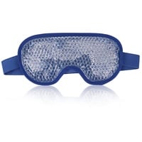 NEWGO Augenmaske Kühlend Kühlmaske Gesicht Kühlbrille für Migräne, Kopfschmerzen, Geschwollene, Müde Augen, Augenringe, Sinusschmerzen, Ice Eye Mask (Dunkelblau)