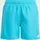 Badeshorts Türkis/Weiß 164