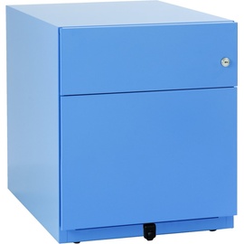BISLEY Rollcontainer Note blau 2 Auszüge 42,0 x 56,5 x 49,5 cm