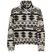 Only Fleecepullover in Creme - S