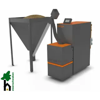 Pelletheizung 15 kW Biopel Mini - flexibler Tank - automatischer Betrieb