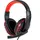Retoo Gaming Headset mit Mikrofon, Kabelgebundenes Over-Ear Kopfhörer mit 3,5 mm Klinke, Gamer Headset für PS4, PS5, PC, Xbox, Stereo Sound, 20 x 16 x 7 cm, Schwarz-Rot