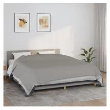 vidaXL Gewichtsdecke Grau 235x290 cm 11 kg Stoff