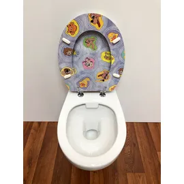 ADOB WC-Sitz Comic bunt