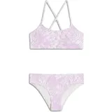 O'Neill Kinder Bikini ESSENTIALS BRALETTE BIKINI SET, Größe 176 in Pink Purple Island Sky