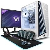 Vibox I-62 Gaming PC Set Komplett • Monitor 22 Zoll • AMD Ryzen 3 3200G 4,0GHz • Radeon Vega 8 • 16GB RAM • 1TB SSD • Linux OS • WLAN