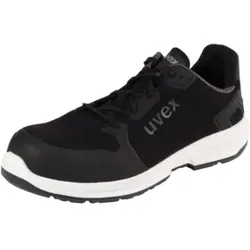 Uvex Halbschuh schwarz/weiß uvex 1 sport, S3, EU-Schuhgröße: 43