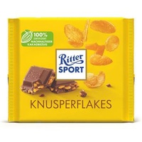 Ritter-Sport Tafelschokolade Knusperflakes, Großtafel, 250g
