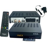 Amiko MIRA3 HD Sat Receiver mit Aufnahmefunktion, Kartenslot, Timeshift, HDMI, PVR, USB, WiFi, AAC-LC, SCART, Coaxial - Sat Receiver HD für Satelliten, Sat Receiver mit 12V Netzteil + HDMI Kabel M@tec