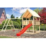 Akubi Spielturm Luis Set C mit Rutsche