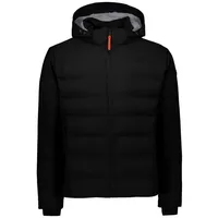 CMP Winterjacke mit abnehmbarer Kapuze schwarz/schwarz Herren