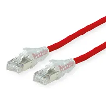 Dätwyler Patchkabel Cat.6A (Class EA) S/FTP, CU 7702 flex LSOH, AMP v2, rot, 1 m