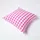 Homescapes Kissenbezug Karierter 60 x 60 cm Pink