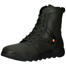 Softinos softinos Stiefelette Leder Schnürstiefelette grün 38 EU