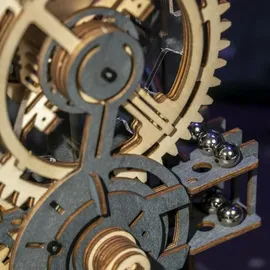 ROKR 3D-Holz-Puzzle Murmelbahn "Marble Night City"