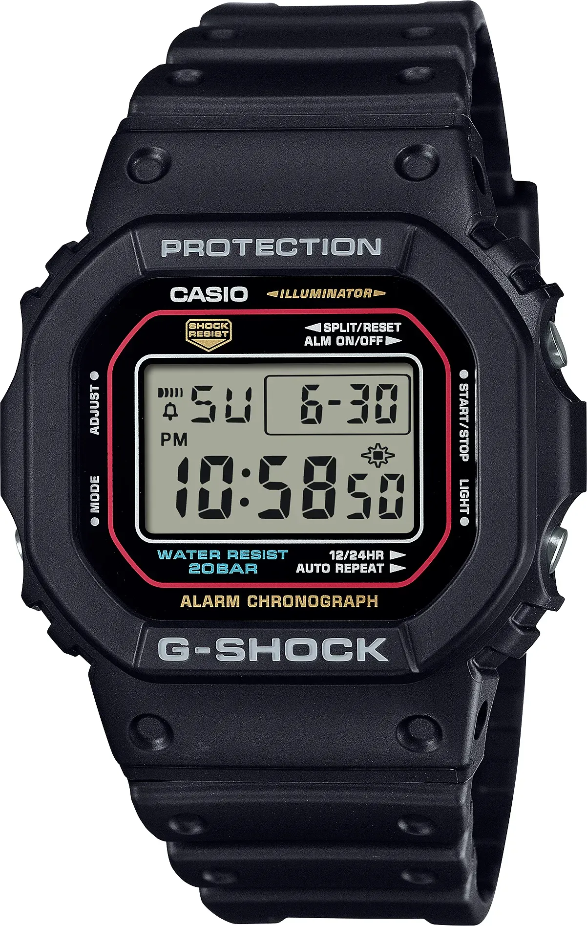 G-SHOCK Uhr DW-5600RL-1 by CASIO | Schwarz