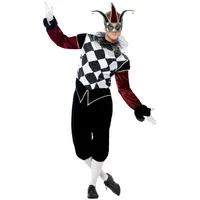 Smiffys Gothic Venetian Harlequin Kostüm Unisex M