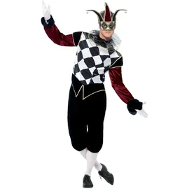 Smiffys Gothic Venetian Harlequin Kostüm Unisex M