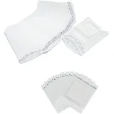 Kaffeefilter Camping,50 Stück KaffeeFilter Einweg mit Hängeöse 7,5 x 9 cm Drip Coffee Bag Einweg Tragbare Kaffee Papier Filter für Zuhause,Büro,Reisen und Camping (Weiß)