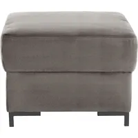 DOMO collection Hocker »Ledas«, in vielen Farben erhältlich grau
